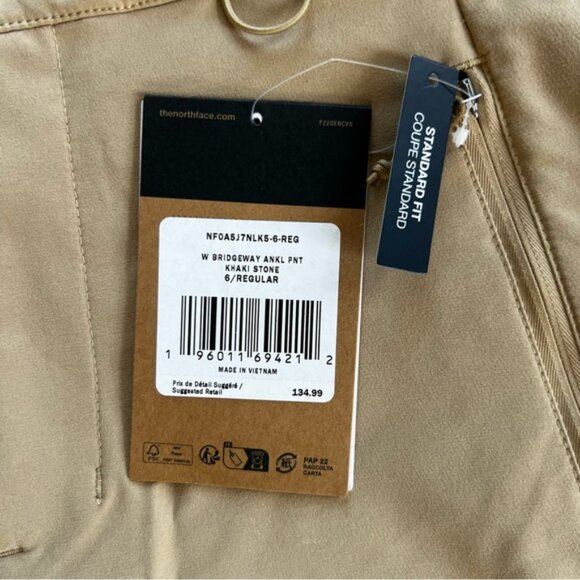 Northface NWT size 6 Bridgeway Ankle Pant - Picture 4 of 15